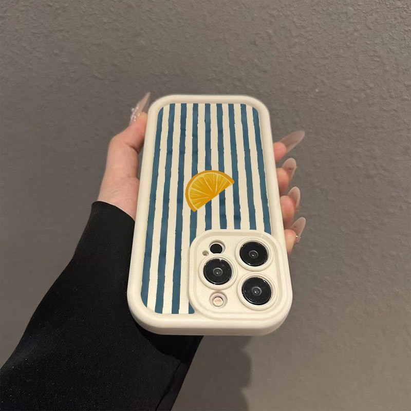Striped Lemon Slice Pattern Ph - Phone Cases Xs Iphone reseña y precio