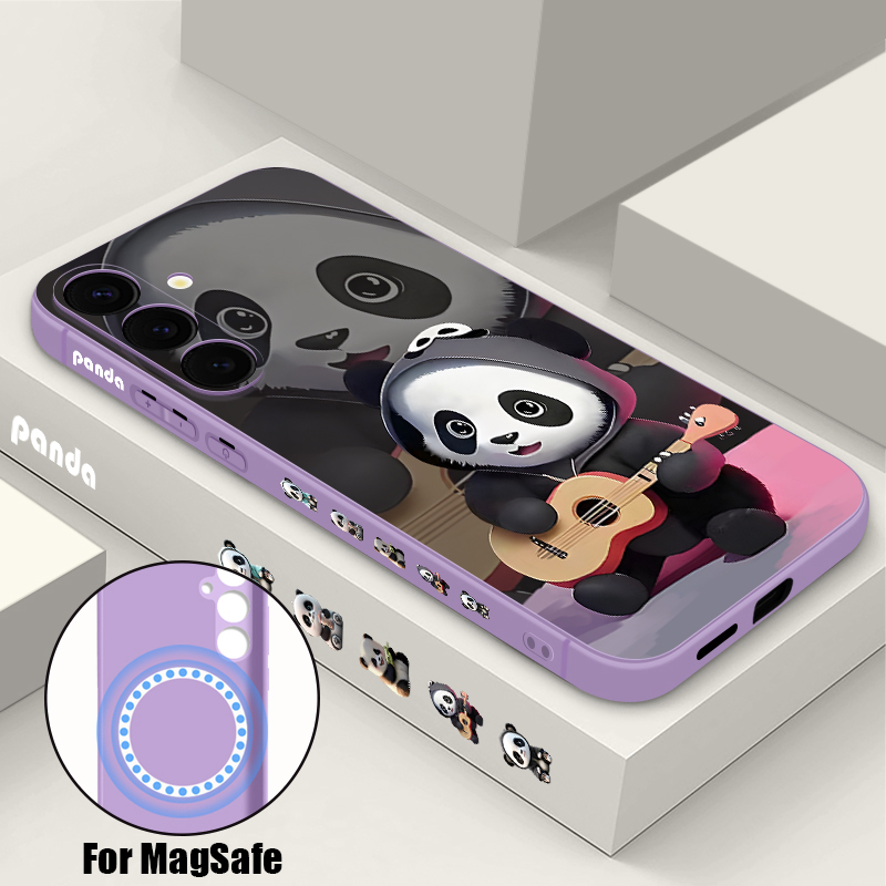 Guitar-playing Panda Case For  - Phone Cases Magsafe reseña y precio