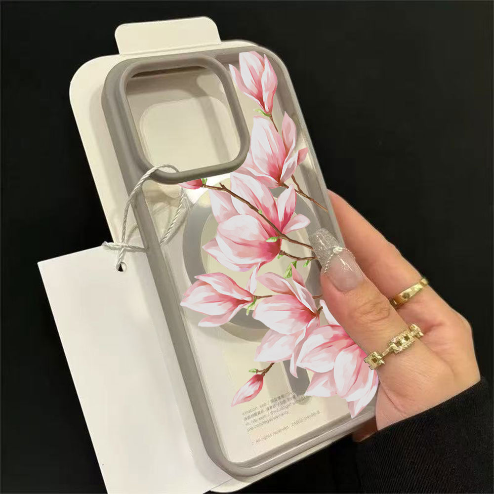 Fashion Flower Magnetic Phone  - Phone Cases Magsafe reseña y precio