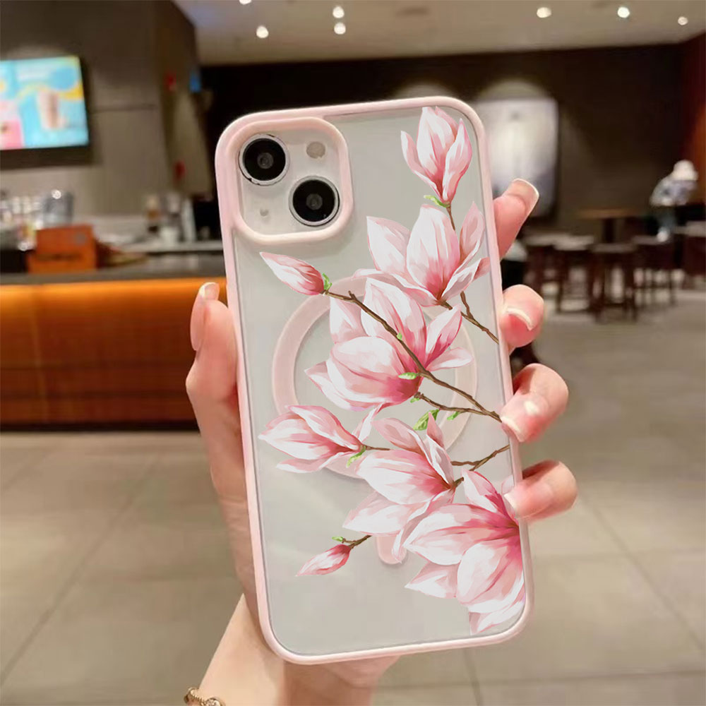Fashion Flower Magnetic Phone  - Phone Cases Magsafe reseña y precio