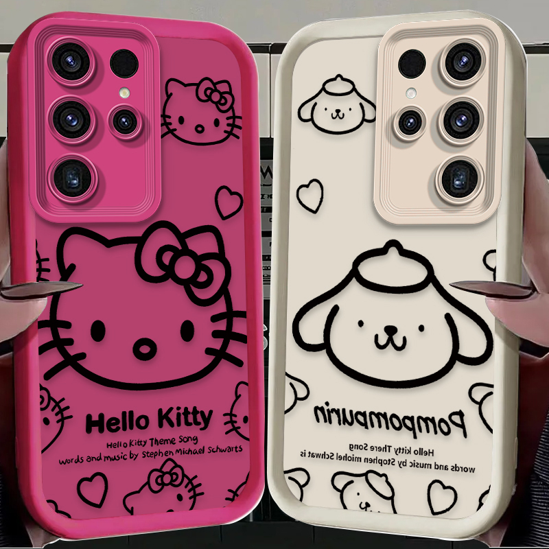 Sanrio Hello Kitty Pompom Puri - Phone Cases Samsung S25 Fe reseña y precio