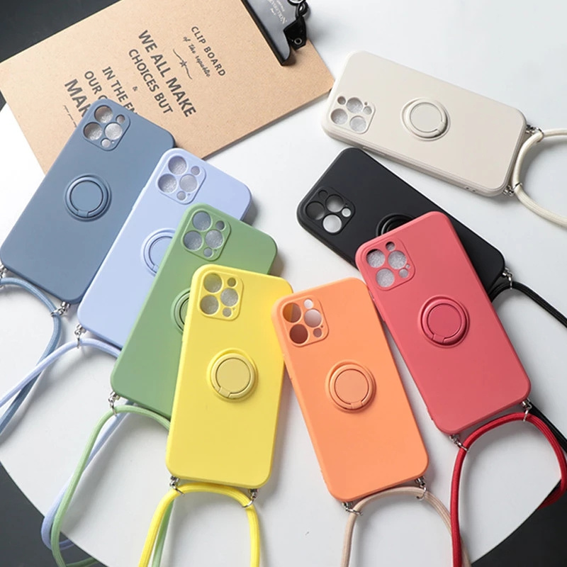 Necklace Lanyard Rope Ring Hol - Phone Cases Arc reseña y precio