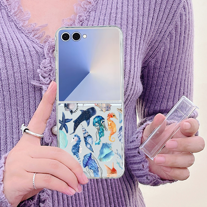 Shark Turtle Ocean Printed Pho - Phone Cases Z Fold 4 reseña y precio