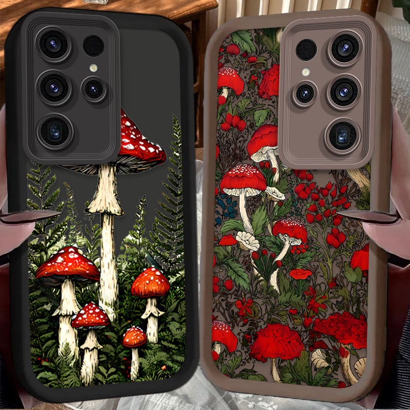 Mushroom Aesthetic Soft Phone  - Phone Cases Aesthetic reseña y precio