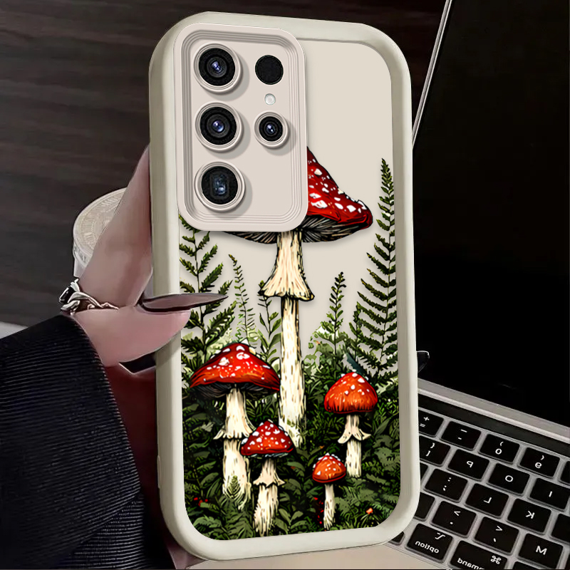 Mushroom Aesthetic Soft Phone  - Phone Cases Aesthetic reseña y precio