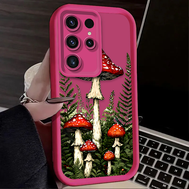 Mushroom Aesthetic Soft Phone  - Phone Cases Aesthetic reseña y precio