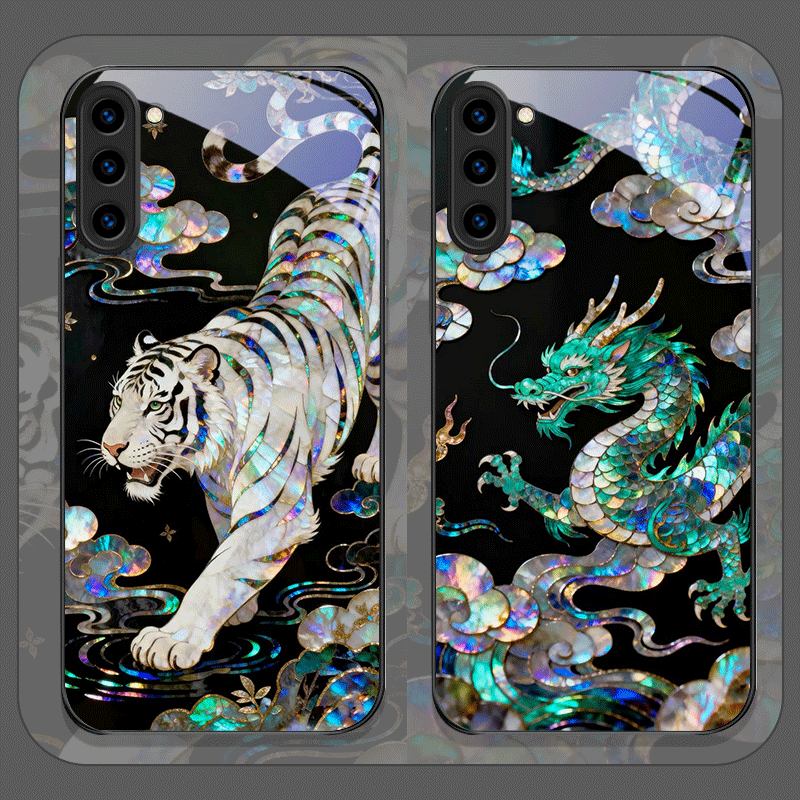 Stylish Tiger Dragon Marble Te - Phone Cases Samsung S25 Fe reseña y precio