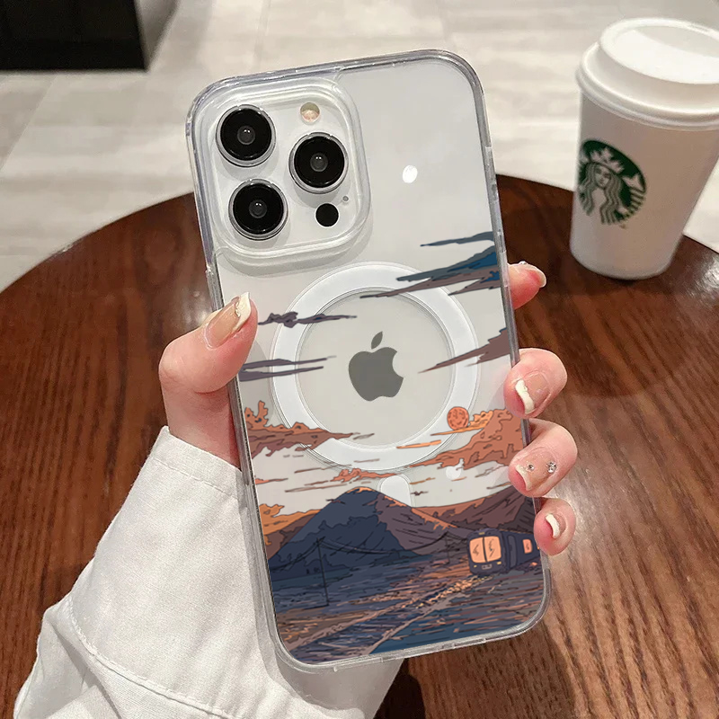 Sunset Pattern Fashion Phone C - Phone Cases Magsafe reseña y precio
