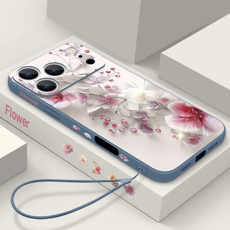 Pink White Flower Case For iPh - Phone Cases Magsafe reseña y precio