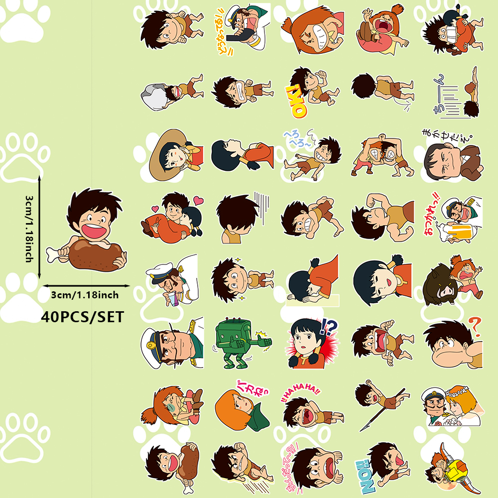 40 Pieces of Future Boy Conan  - Phone Cases For Boys reseña y precio