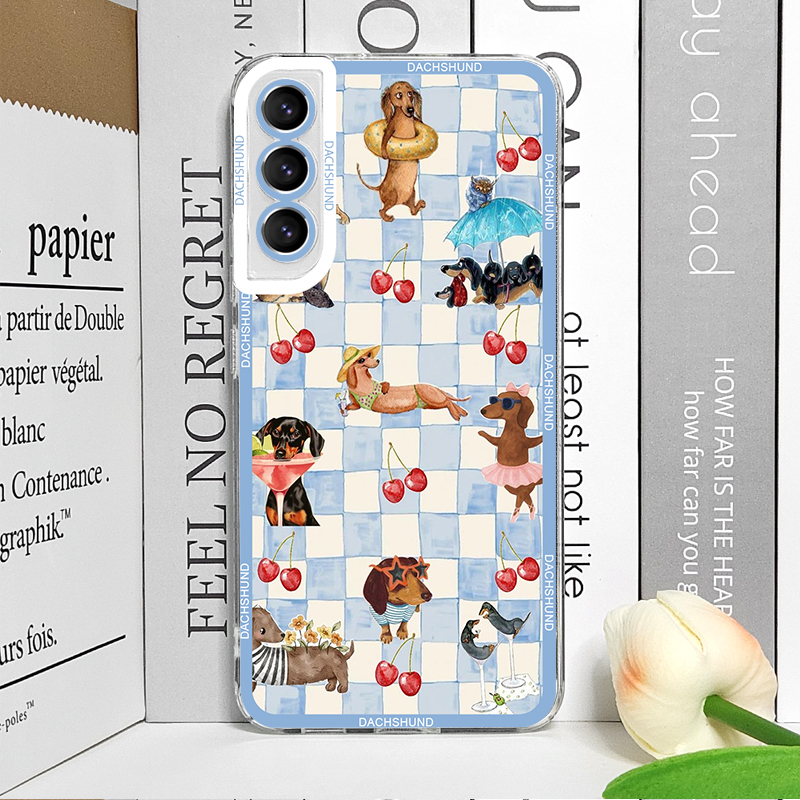 Cute Sausage Dog Phone Case fo - Phone Cases Samsung S25 Fe reseña y precio