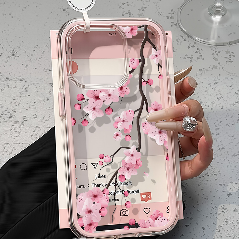 2in1 Pink Flower Case For iPho - Phone Cases For Iphone 16 reseña y precio