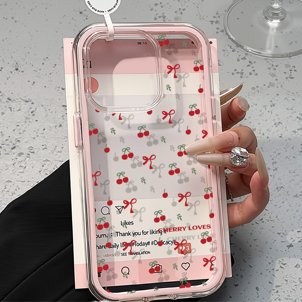 2in1 Pink Flower Case For iPho - Phone Cases For Iphone 16 reseña y precio
