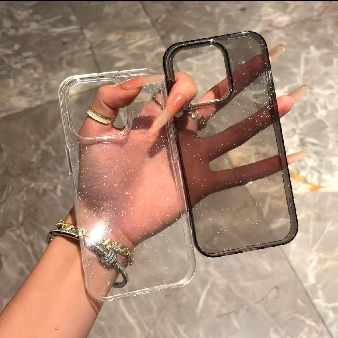 New Luxury Bling Glitter Clear - Phone Cases Arc reseña y precio