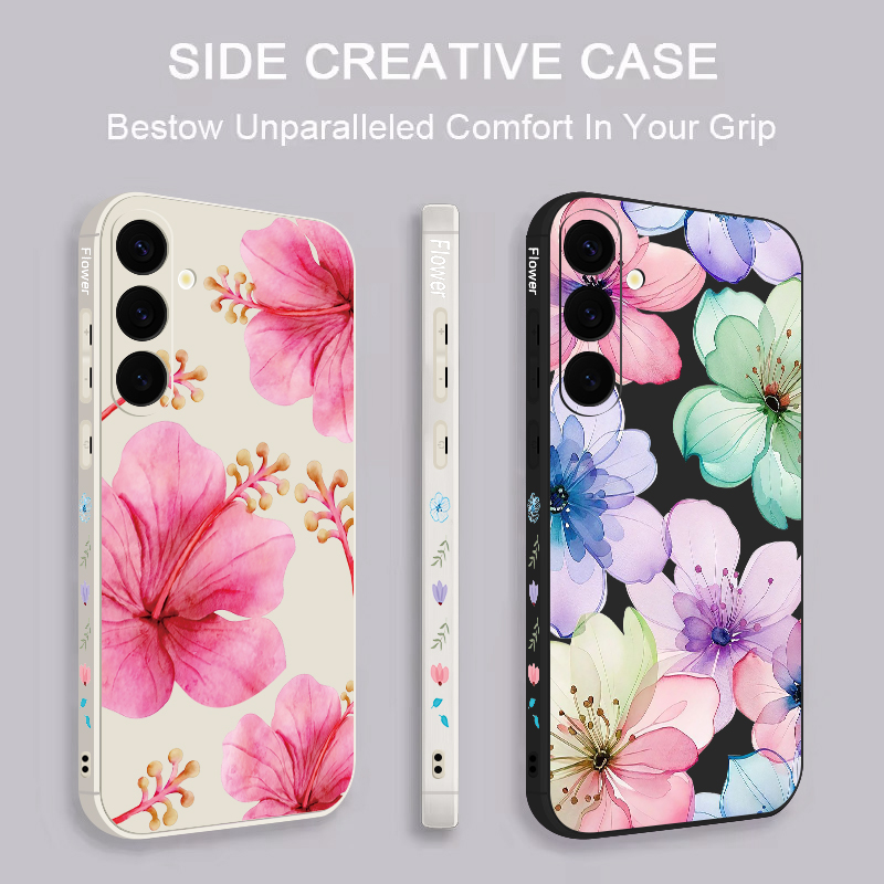 Lily Hibiscus Flower Print Pho - Phone Cases Samsung S25 Fe reseña y precio