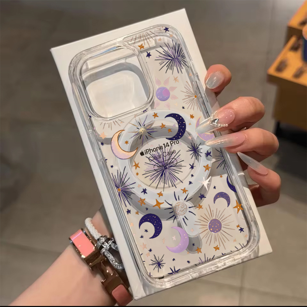 Romantic Sun Moon Stars Phone  - Phone Cases Magsafe reseña y precio