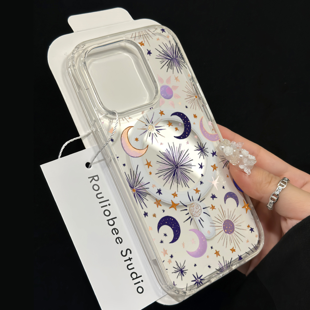 Romantic Sun Moon Stars Phone  - Phone Cases Magsafe reseña y precio