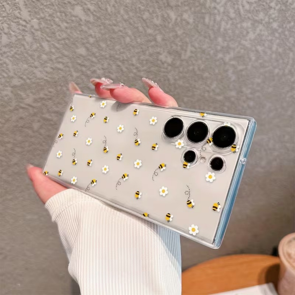 Bee White Flower Phone Case Fo - Phone Cases Samsung S25 Fe reseña y precio