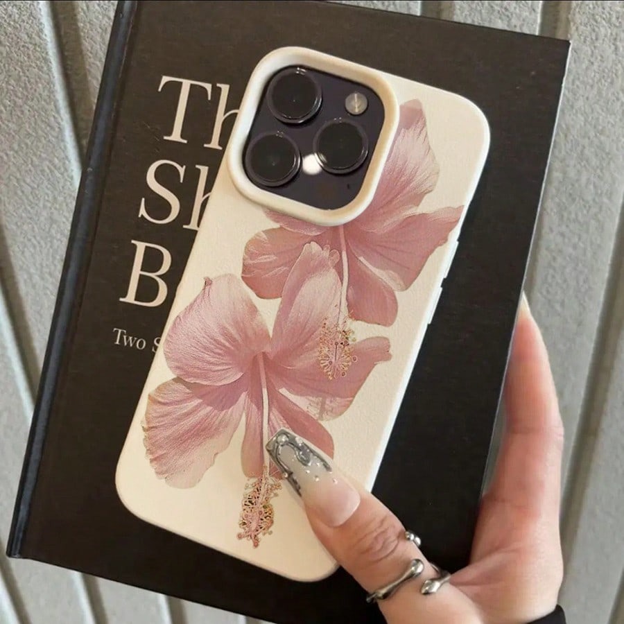 Pink Hibiscus Elegant High Aes - Phone Cases Aesthetic reseña y precio