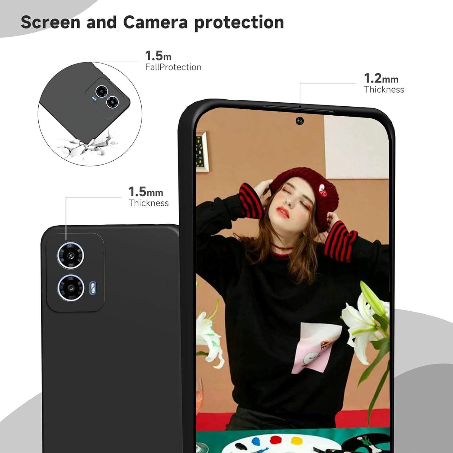 Liquid Silicone TPU Case For M - Phone Cases Moto G 2025 reseña y precio