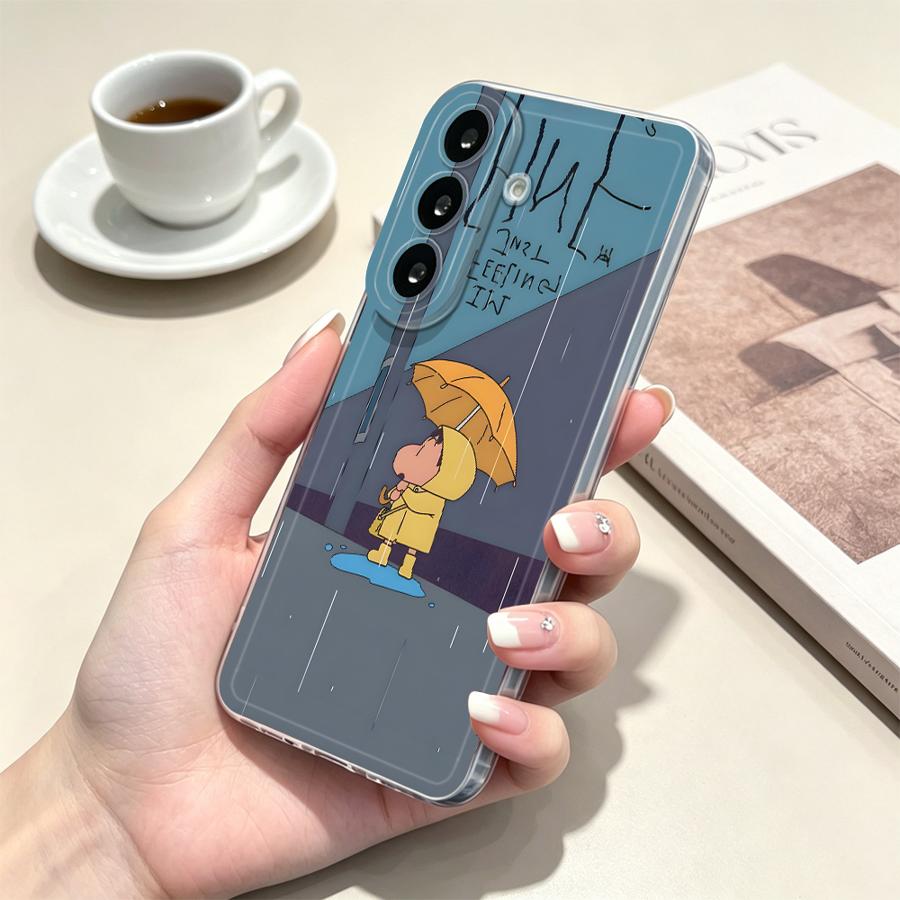 Yellow Umbrella Boy Phone Cove - Phone Cases For Boys reseña y precio