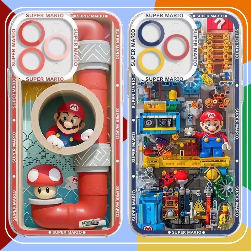 Fun M-Mario Blocks Cool Silico - Phone Cases Samsung S25 Fe reseña y precio
