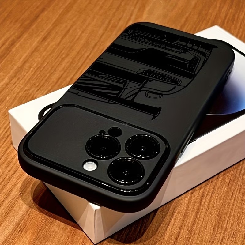 Line-Drawing of a Sports Car P - Phone Cases Drawing reseña y precio