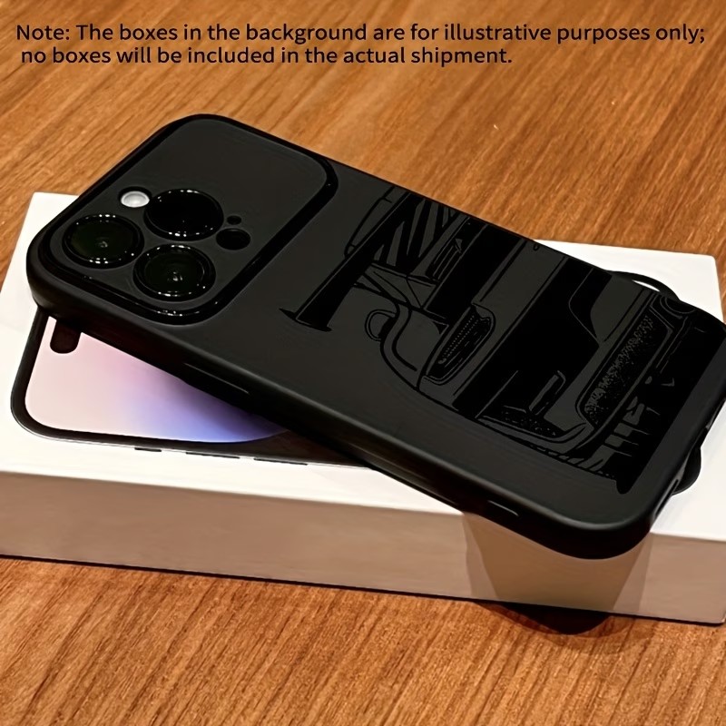 Line-Drawing of a Sports Car P - Phone Cases Drawing reseña y precio