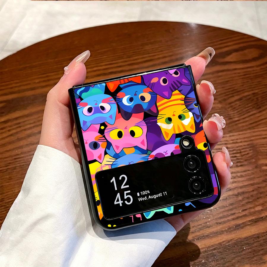 Full Cover Cat Phone Cover Cas - Phone Cases Z Fold 4 reseña y precio