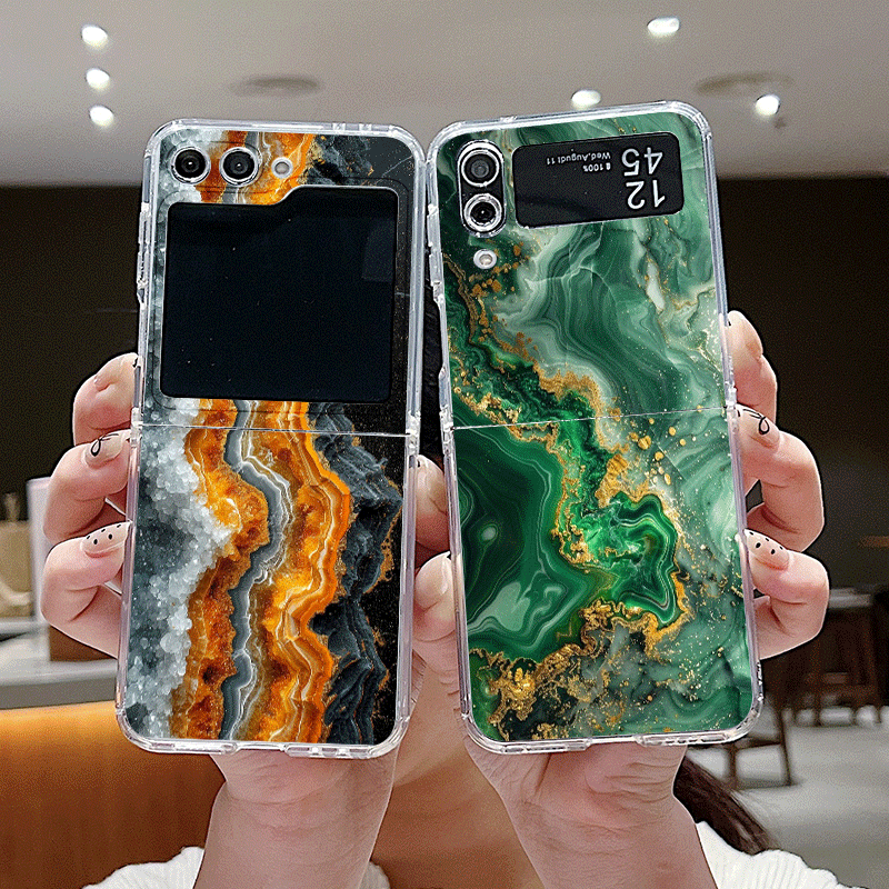 Artistic Colorful Marble Textu - Phone Cases Drawing reseña y precio