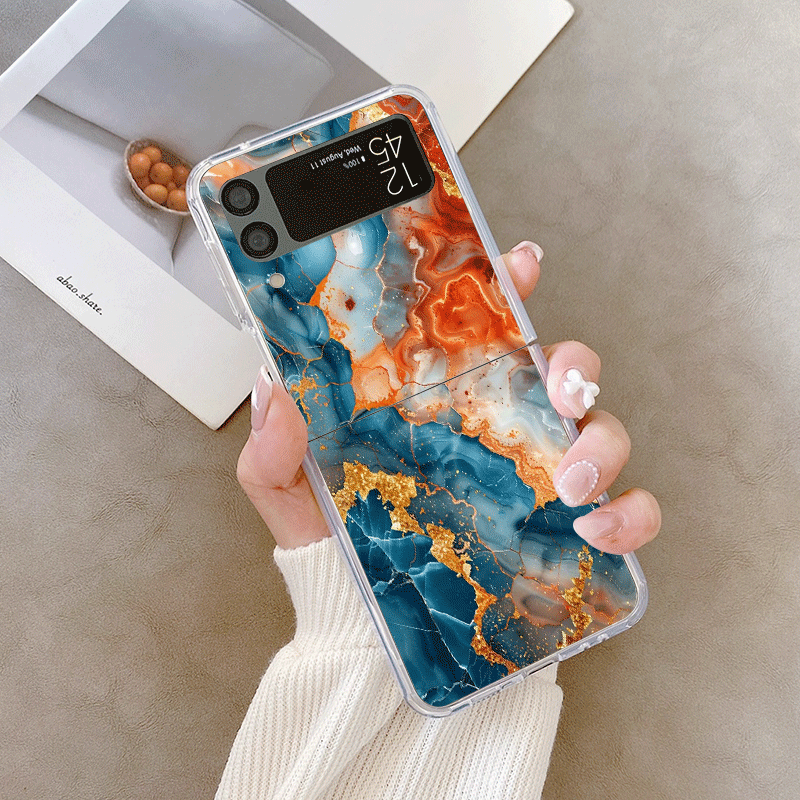 Artistic Colorful Marble Textu - Phone Cases Drawing reseña y precio