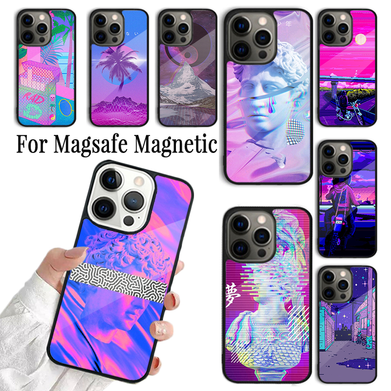 Vaporwave Aesthetic Art Phone  - Phone Cases Aesthetic reseña y precio