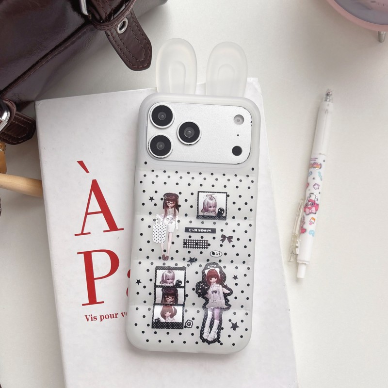 Japanese Y2K Cute Bunny Ear Ph - Phone Cases Anime reseña y precio